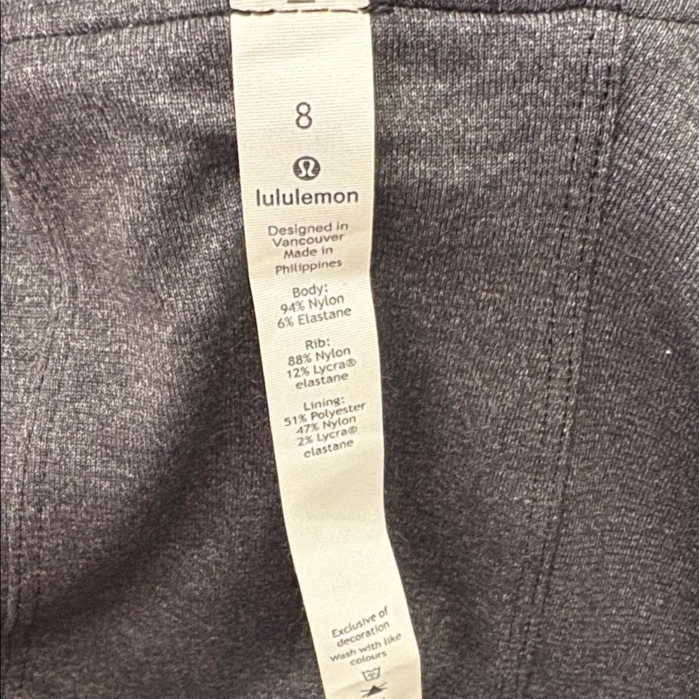 Lululemon reversible dance to studio jacket size 8 - flawed - Picture 7 of 11
